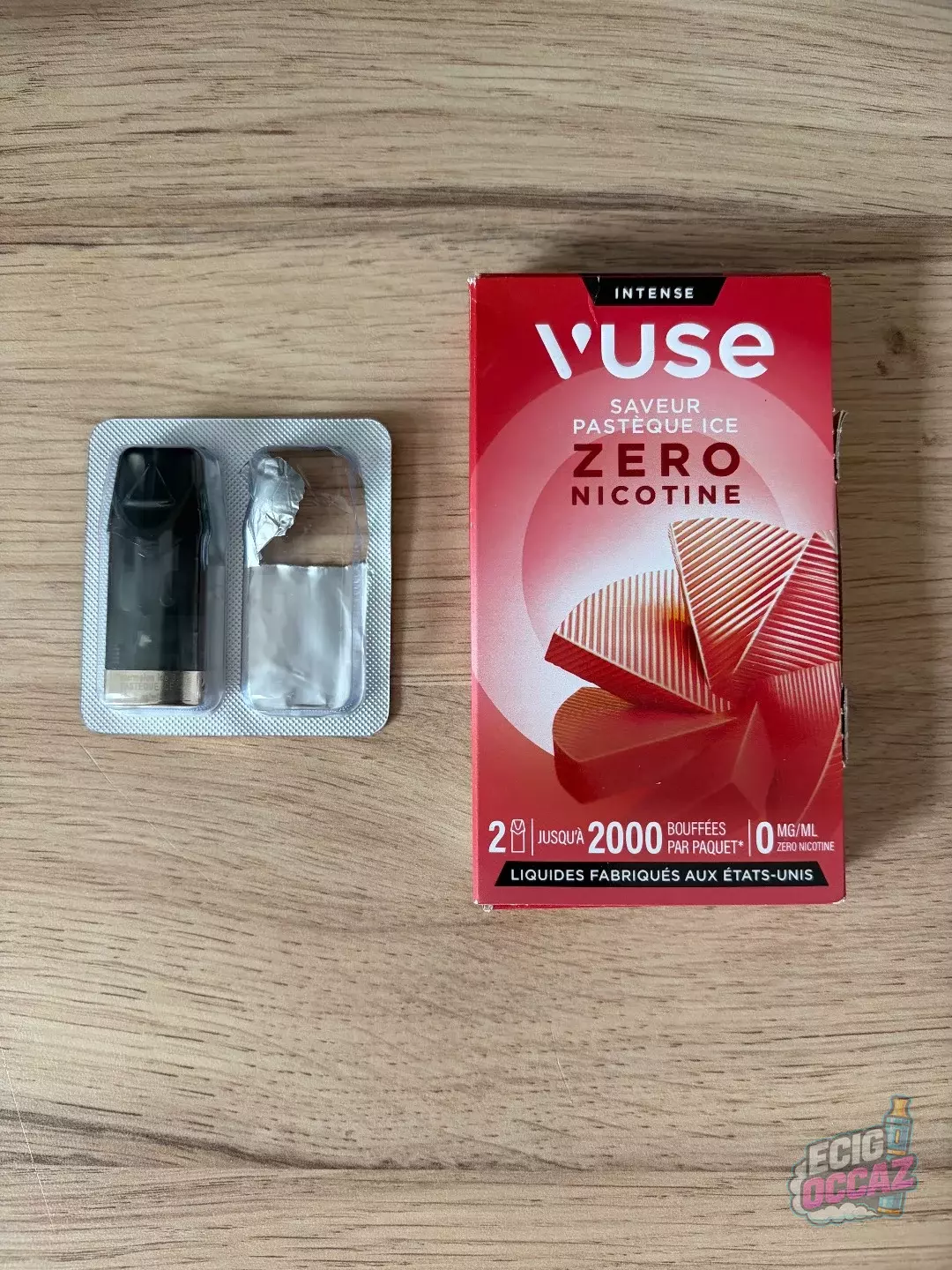 Vuse Pro One + capsules Vuse 0 nicotine en lot