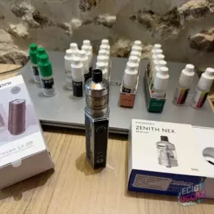 Lot de 2 cigarettes électroniques Aspire Huracan LX + e-liquides