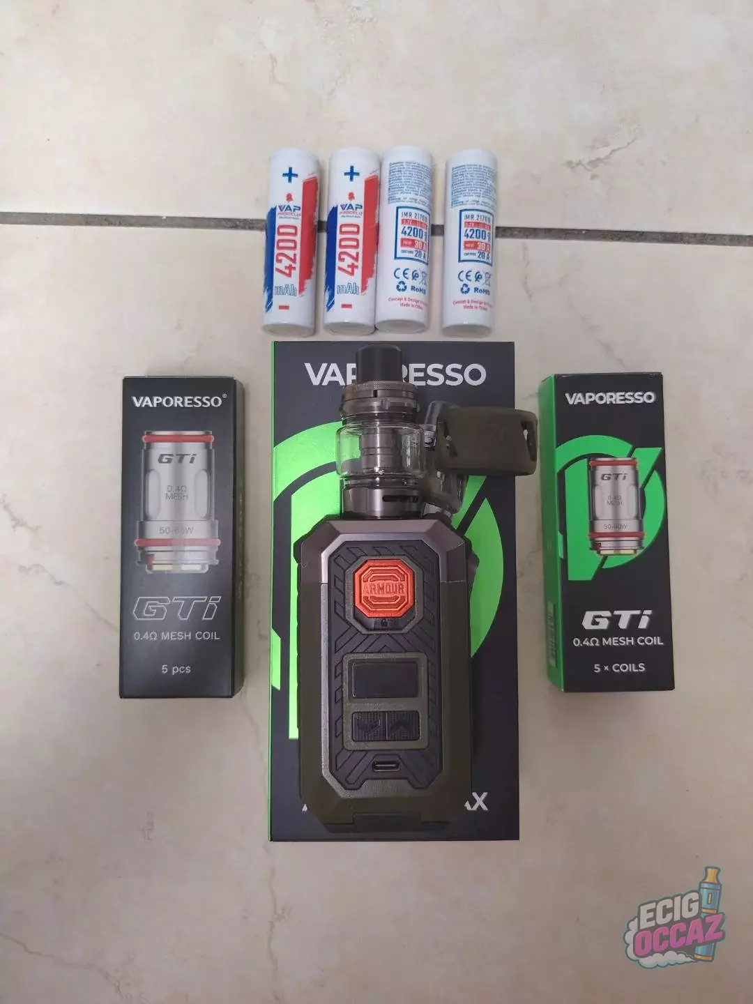 Kit Vaporesso Armour Max Itank 2 + accessoires