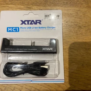 Chargeur de batterie MC1 Xtar USB 3.6V 3.7V - 1 slot - Xtar