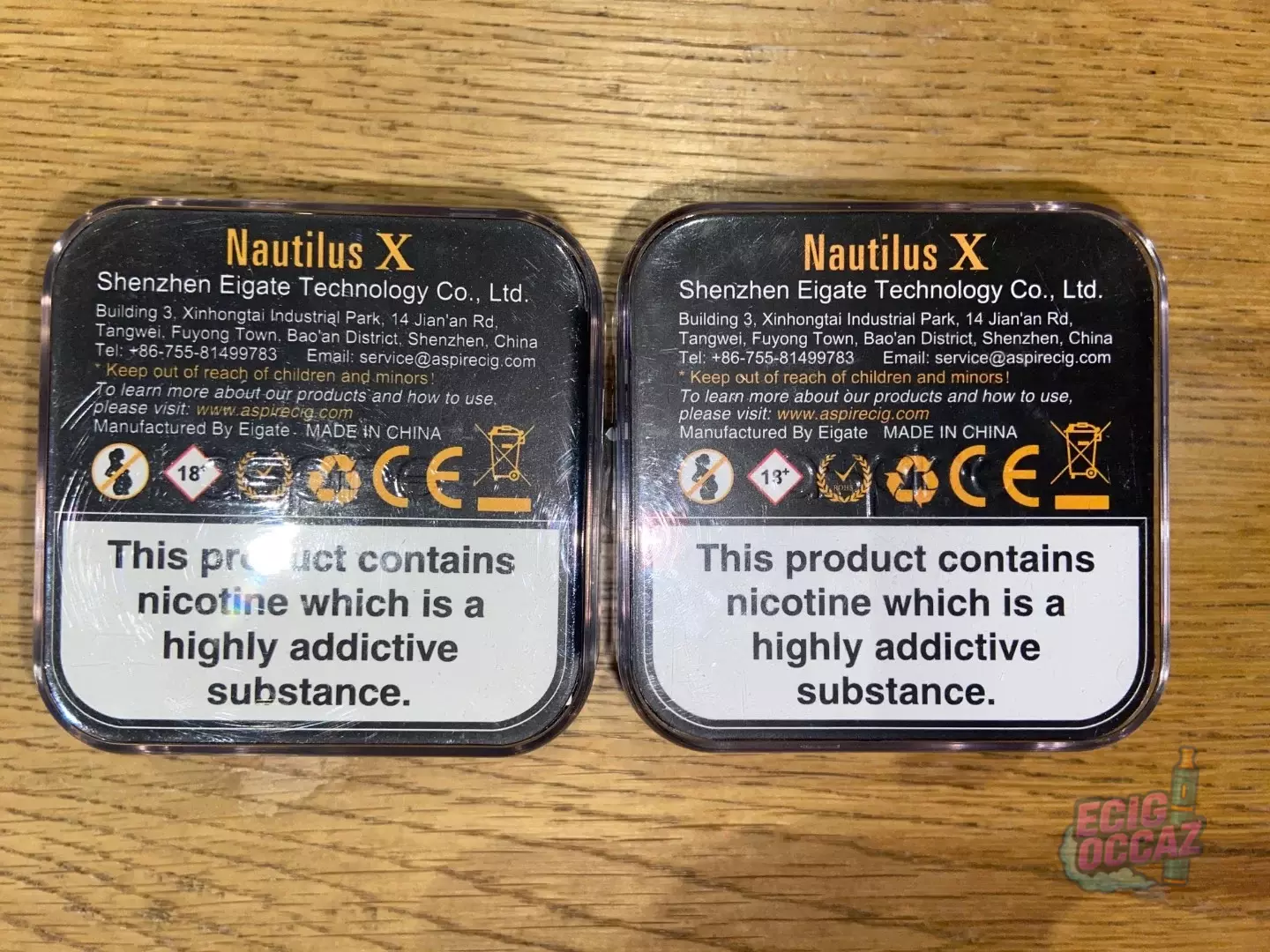 1 X Clearomiser Aspire Nautilus X – Bronze