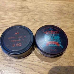 Lot de 2 X Boites de 10 X Pre-built coils VPDAM - Kanthal A1 - 24GA - 0,5 ohm - Vpdam