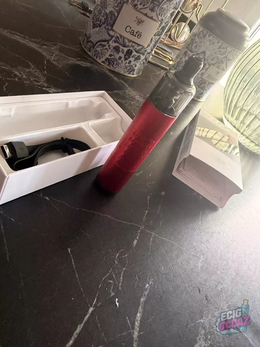 Aspire Flexus Stik rouge – Très bon état – Boîte + câble