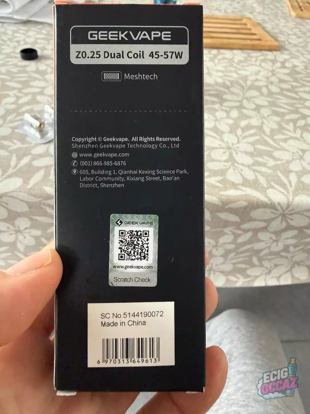 Geekvape Z Subohm Tank 2021 + 3 résistances neuves