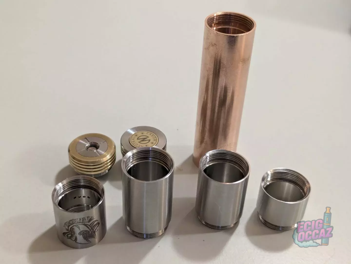 [COLLECTOR / HIGHEND] Mod Meca Trojan by Neutral Workz Copper/SS 18350~18650 + Kick V2 by Evolv