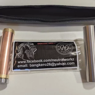 [COLLECTOR / HIGHEND] Mod Meca Trojan by Neutral Workz Copper/SS 18350~18650 + Kick V2 by Evolv