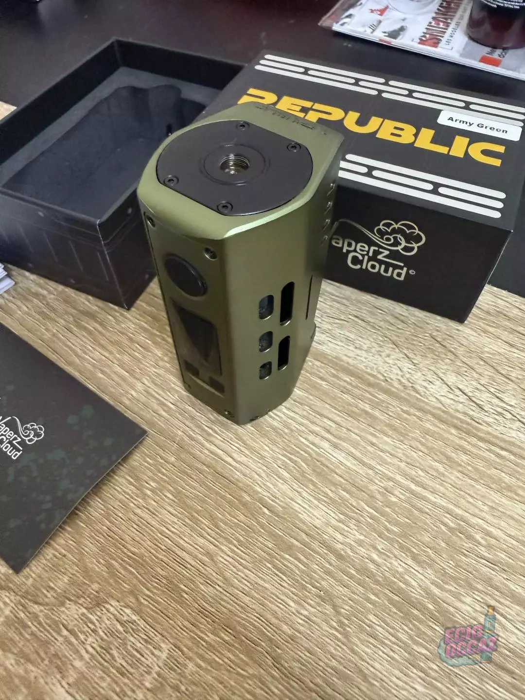 Vaperz Cloud x Grimm Green Republic Squonk Dual – Army Green