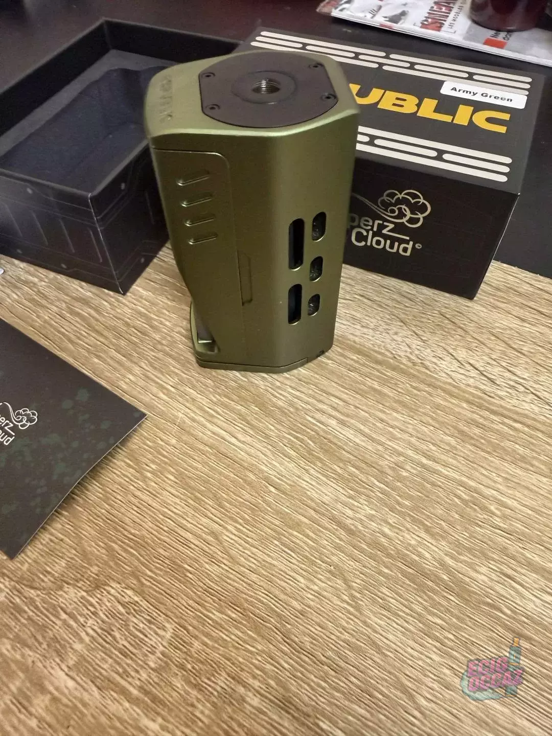 Vaperz Cloud x Grimm Green Republic Squonk Dual – Army Green