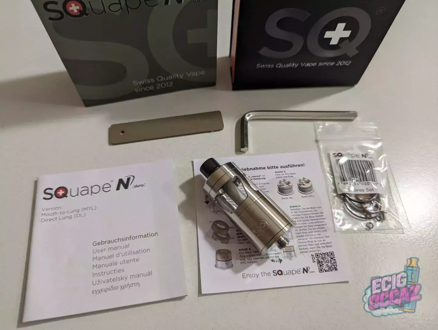 [COLLECTOR / HIGH-END] Atomiseur RTA StattQualm SQuape N[duro] DL