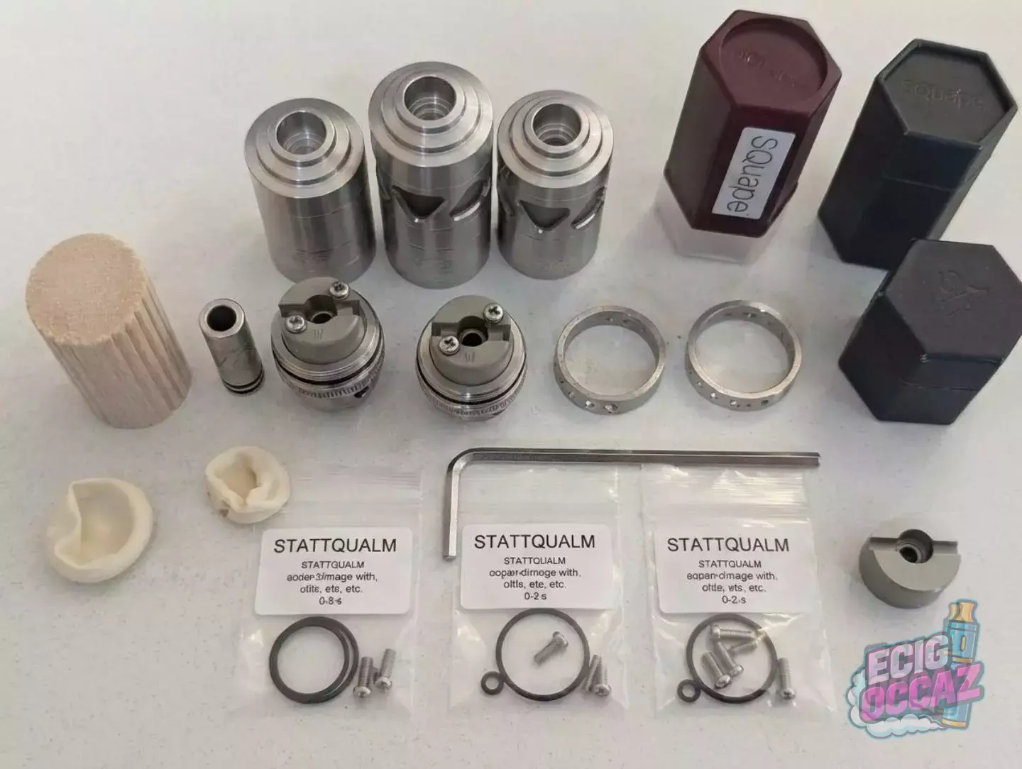 [COLLECTOR / HIGH-END] Atomiseur RTA StattQualm – SQuape R[eloaded]