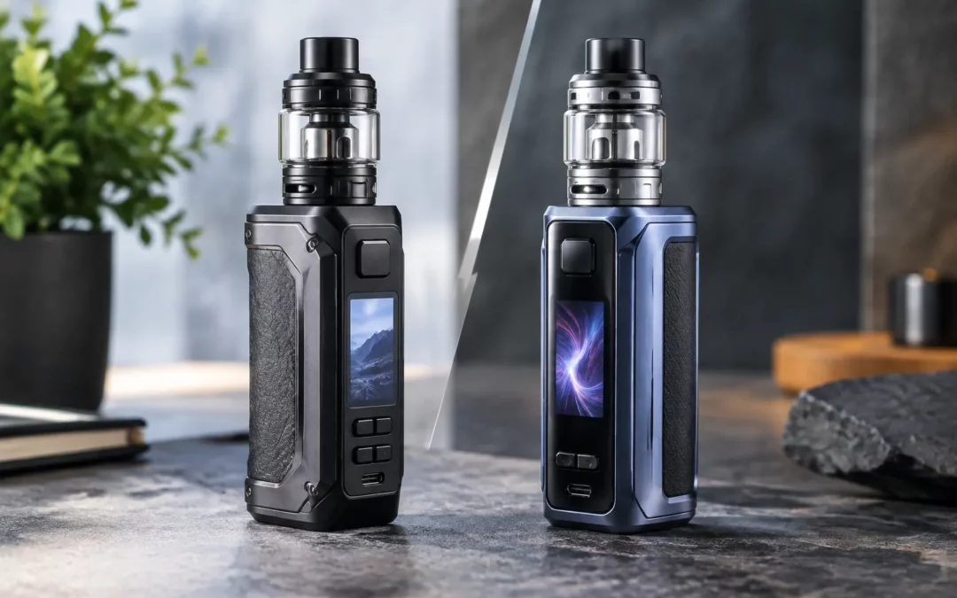 Illustration IA : Comparatif et critique : GeekVape Z200 face au GeekVape T200
