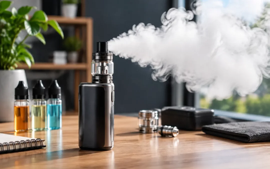 Illustration IA : Guide pour sélectionner une cigarette électronique offrant une production maximale de vapeur