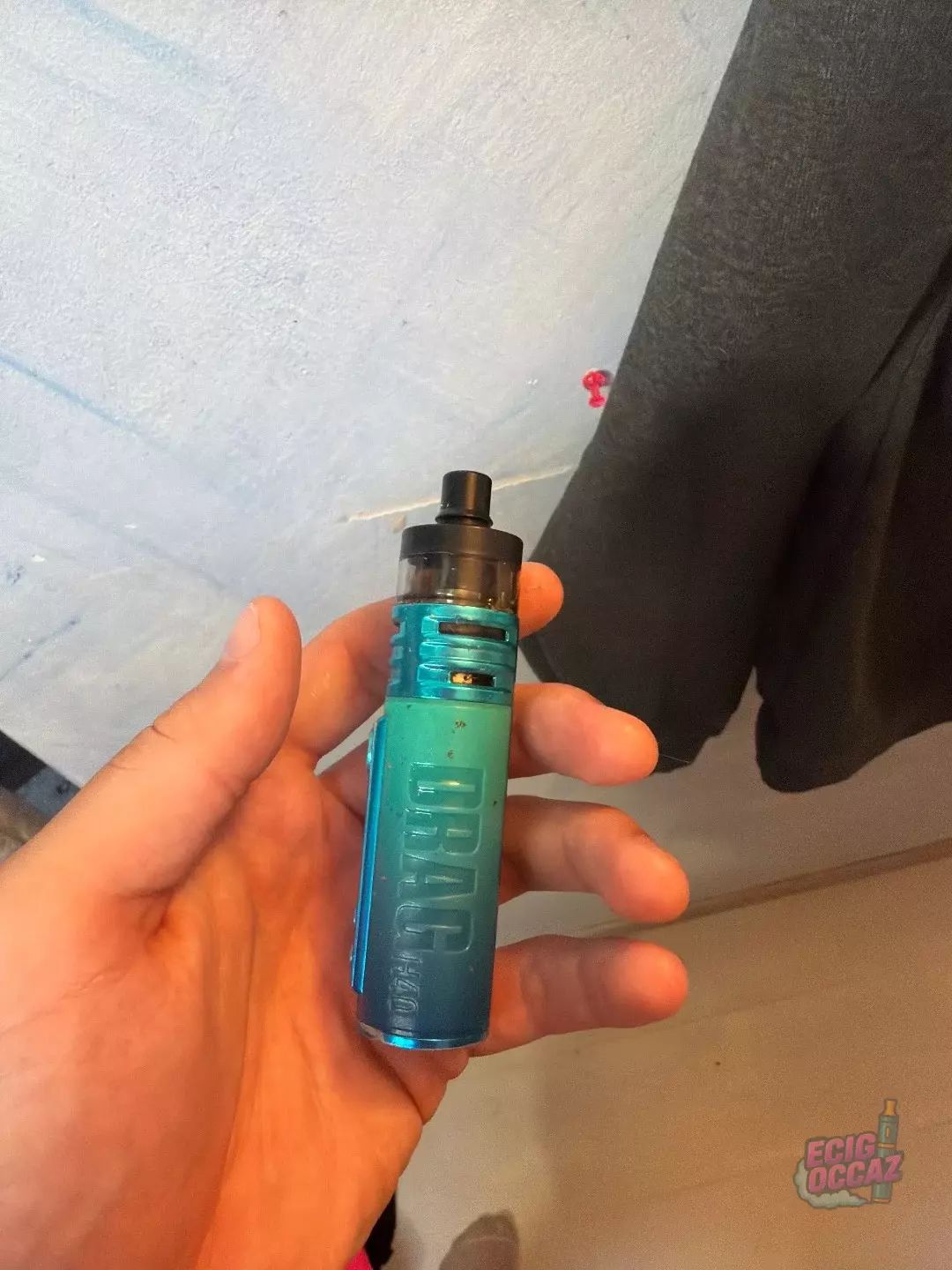 Voopoo Drag H40 vert et bleu – À réparer