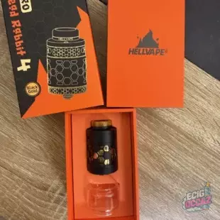 Hellvape Dead Rabbit V4 Pro RTA – Black/Gold