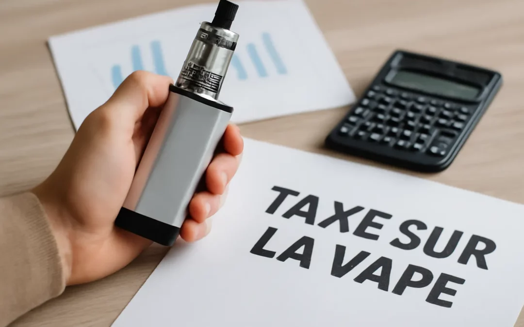 Illustration générée par IA pour : Taxe sur la vape : ce qui pourrait changer en 2025