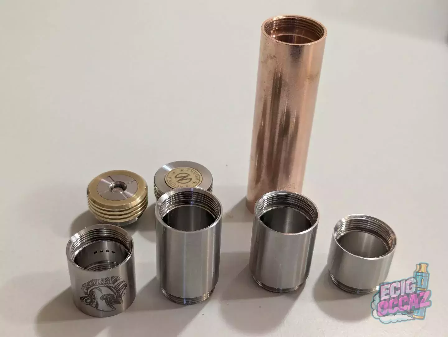 [COLLECTOR / HIGHEND] Mod Meca Trojan by Neutral Workz Copper/SS 18350~18650 + Kick V2 by Evolv