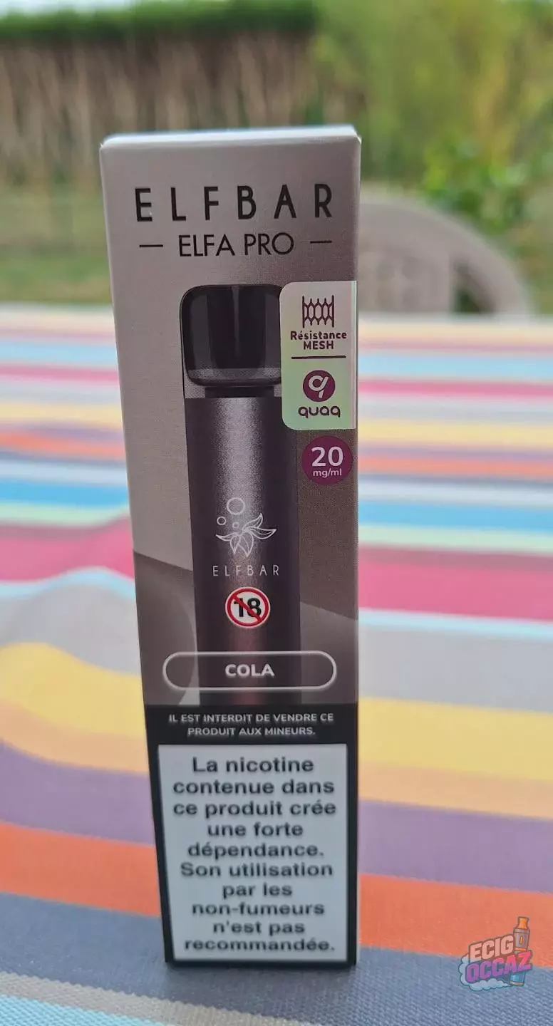 Kit Elfa Pro Elfbar NEUF Cola