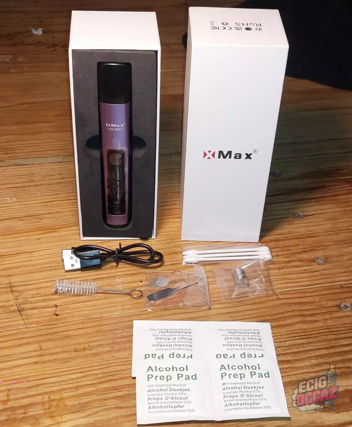Vaporisateur portable XMax V3 Pro Violet – Neuf complet en boîte