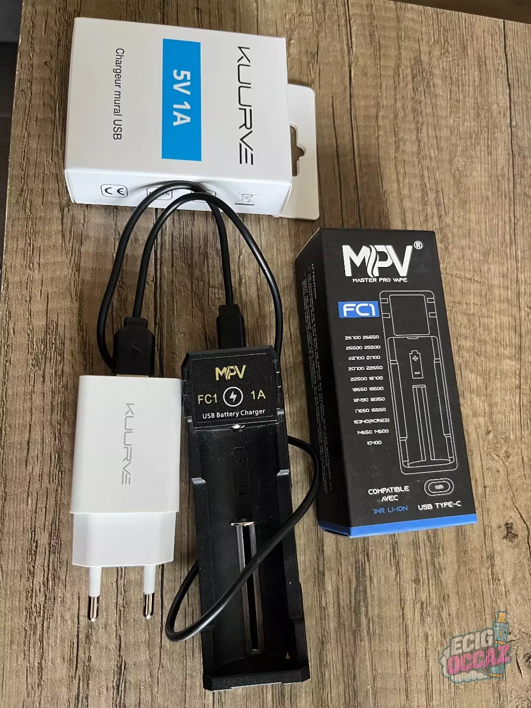 Chargeur individuel accu