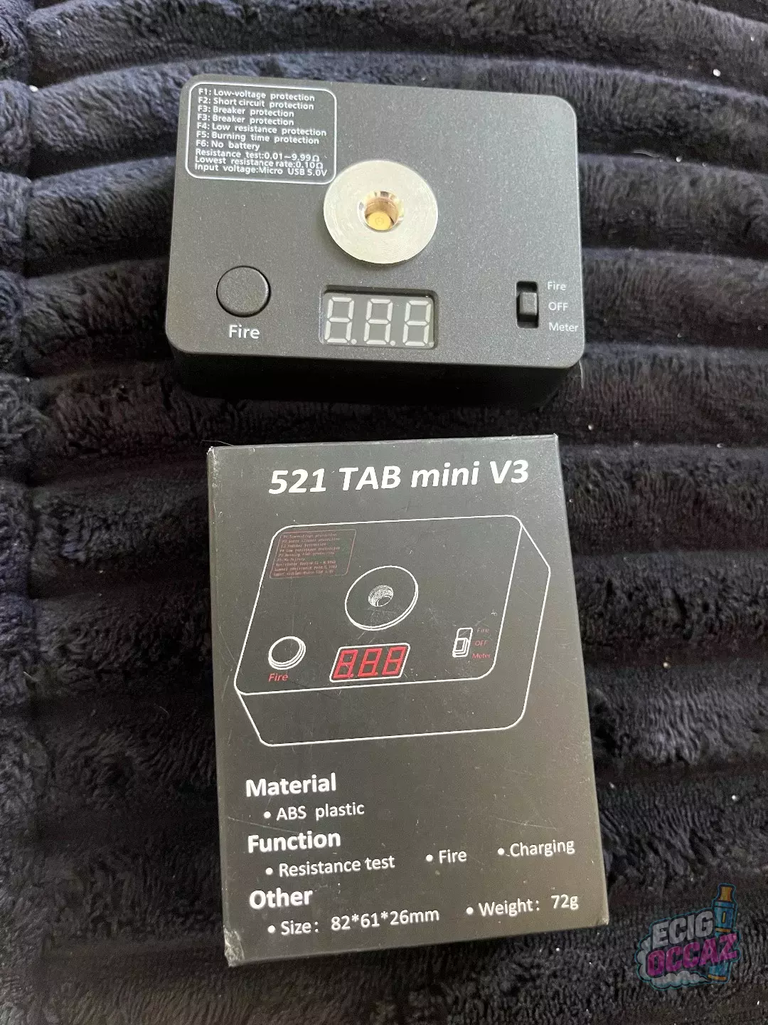 Plateau de montage / Ohmmètre 521 TAB mini V3 – Avec boîte