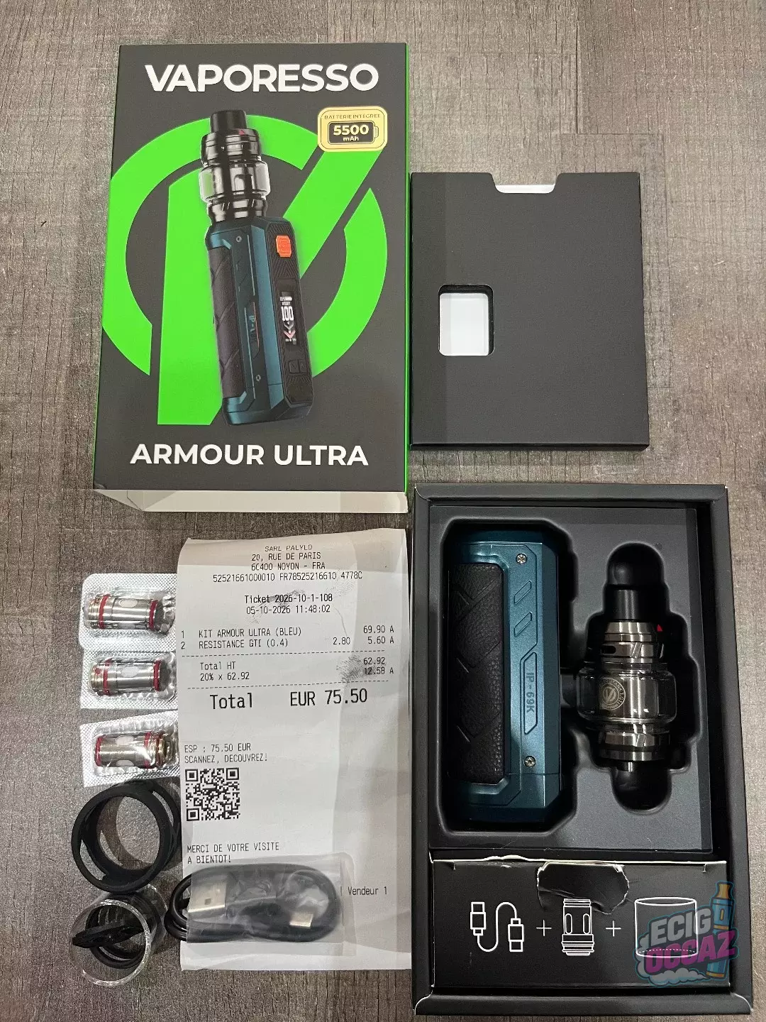 Kit armour ultra/i tank,3 resistance