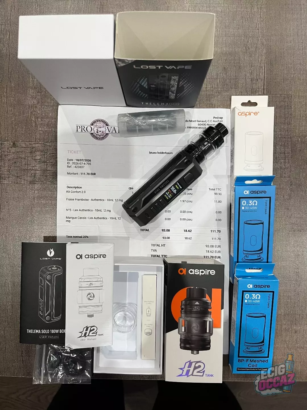 Thelema solo 100w/H2 noir/12 resistance