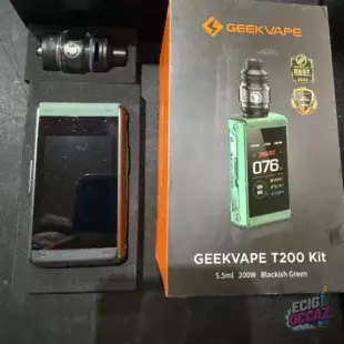 KIT COMPLET GEEKVAPE T200 (Aegis Touch) VERT (Blackish Green)