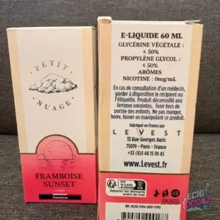 Framboise Fraise des bois Mûre - Petit Nuage - 60ML - 0% de nicotine