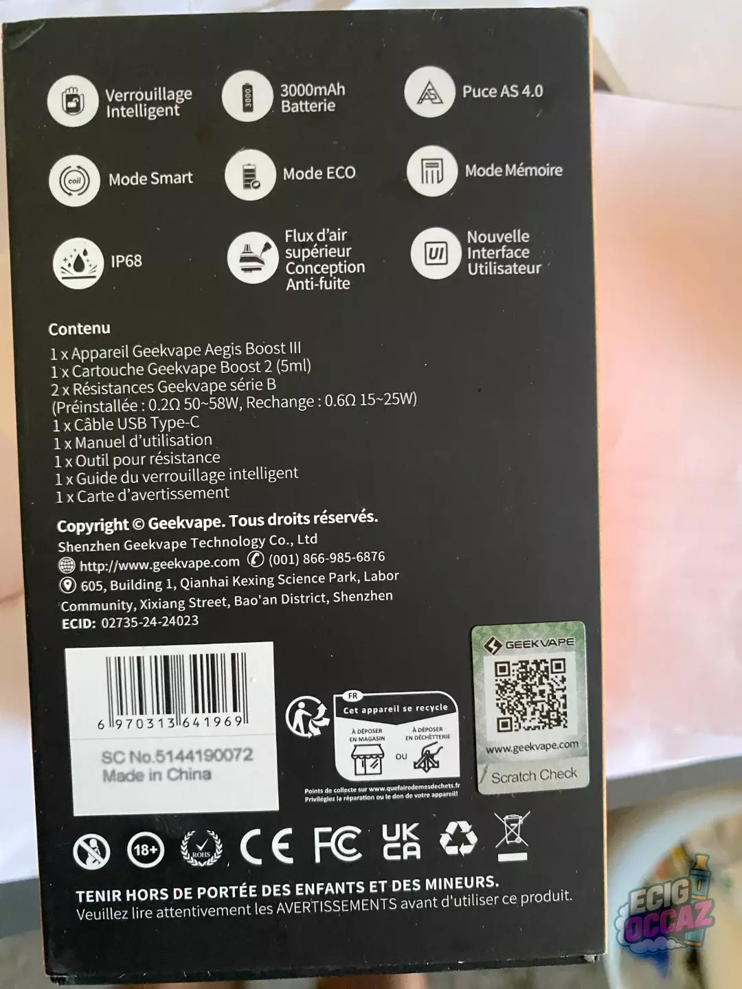GEEKVAP AEGIS BOOST III