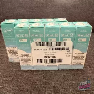 Menthe - Alfa liquide - 10ml - 3Mg/ml nicotine