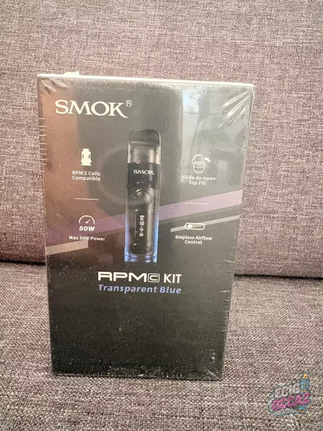 cigarette électronique RPM C KIT SMOK transparent blue