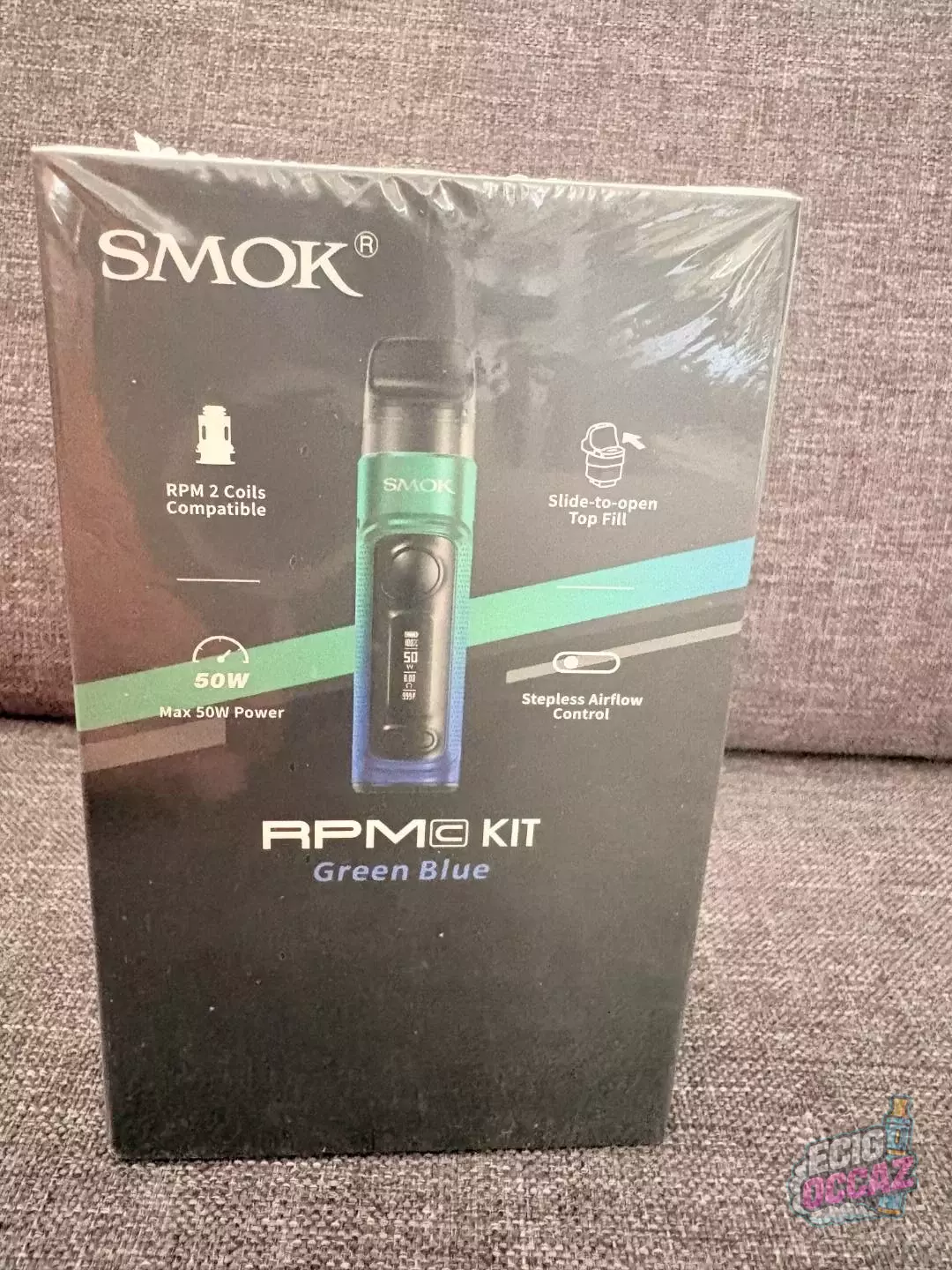 cigarette électronique RPM C KIT SMOK Green blue