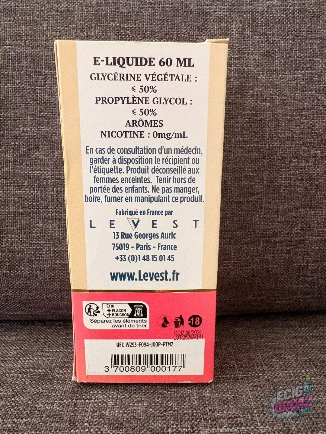 Framboise Fraise des bois Mûre – Petit Nuage – 60ML – 0% de nicotine