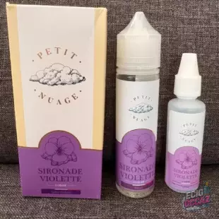 Sirop de violette limonade fraiche  - Petit Nuage - 60ml - 0% nicotine