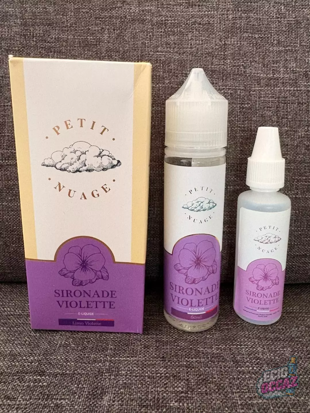 Sirop de violette limonade fraiche  – Petit Nuage – 60ml – 0% nicotine