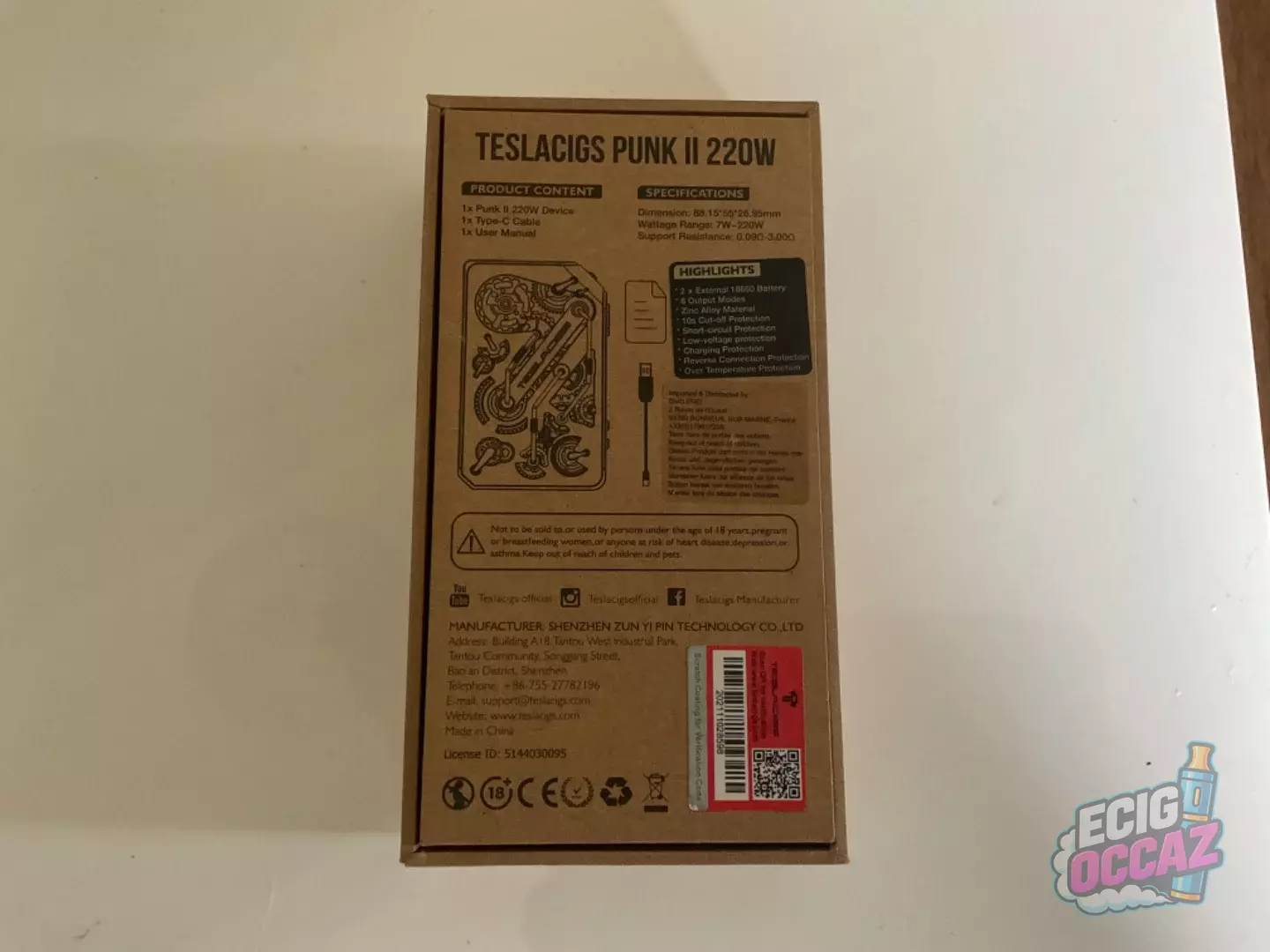 Teslacigs punk II