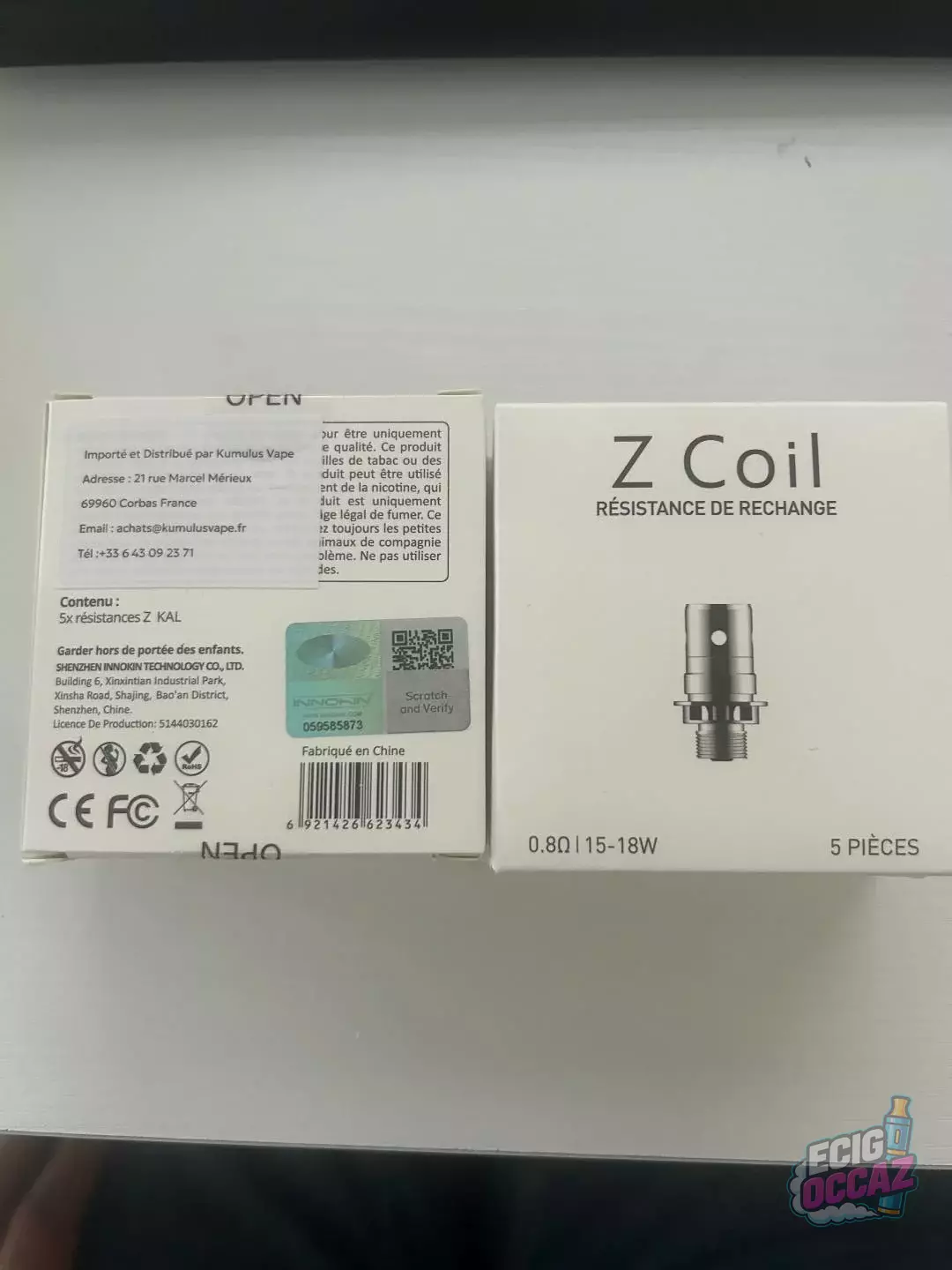 resistance innokin z coil