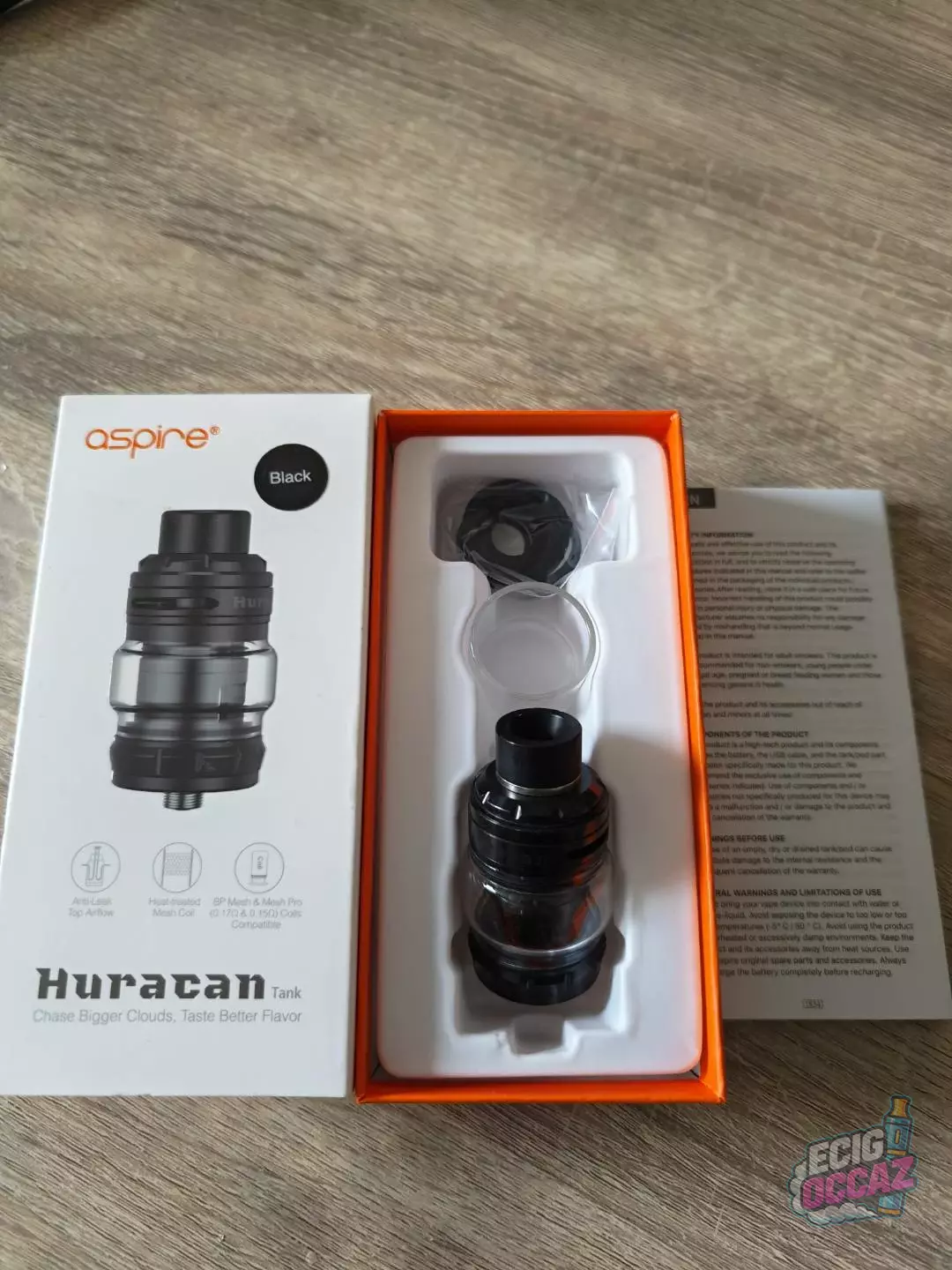 Clearomiseur Huracan Aspire