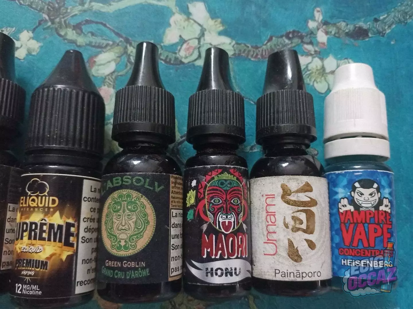 Lot de 21 e-liquides différentes saveurs