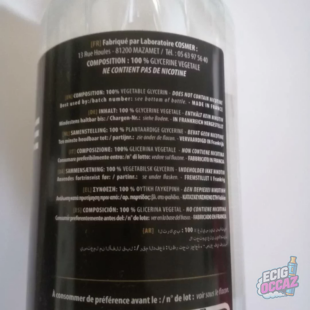 Liquide base 100% végétal 0mg VAPE OR DIY