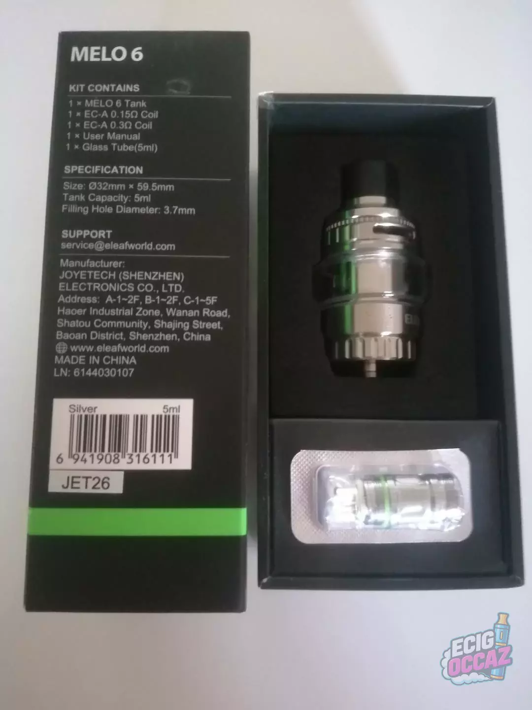Clearomiseur MELO 6 eleaf