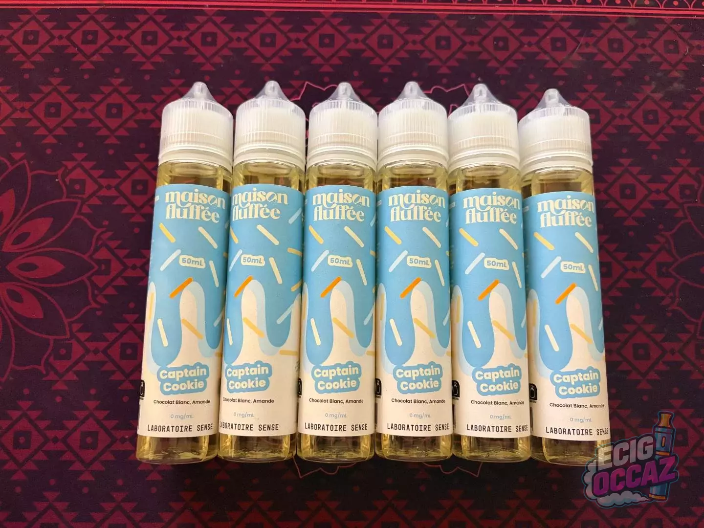 E liquide 50ml Maison Fluffé Captain cookie