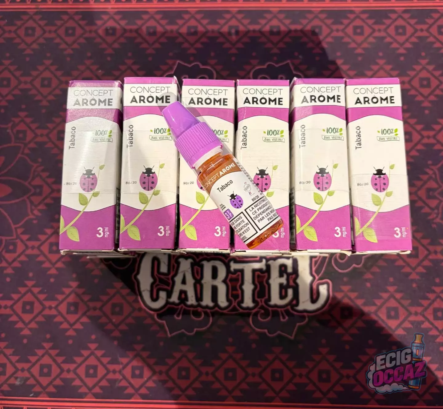 E liquide 10 ml Concept Arome Tabaco 3 MG