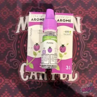 E liquide 10 ml Concept Arome Pomme 3 MG