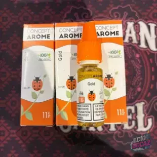 E liquide 10 ml Concept Arôme Tabac Gold 11MG