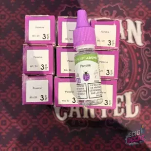 E liquide 10 ml Concept Arome Pomme 3 MG