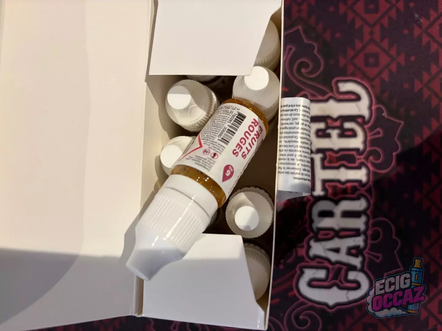 E liquide fruits rouges 6 mg X 10