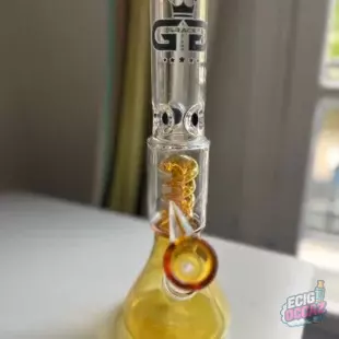Bang Grace Glass ambré – percolateur spirale – modèle Beaker