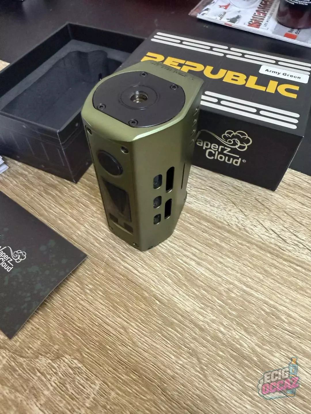 Vaperz Cloud x Grimm Green Republic Squonk Dual – Army Green