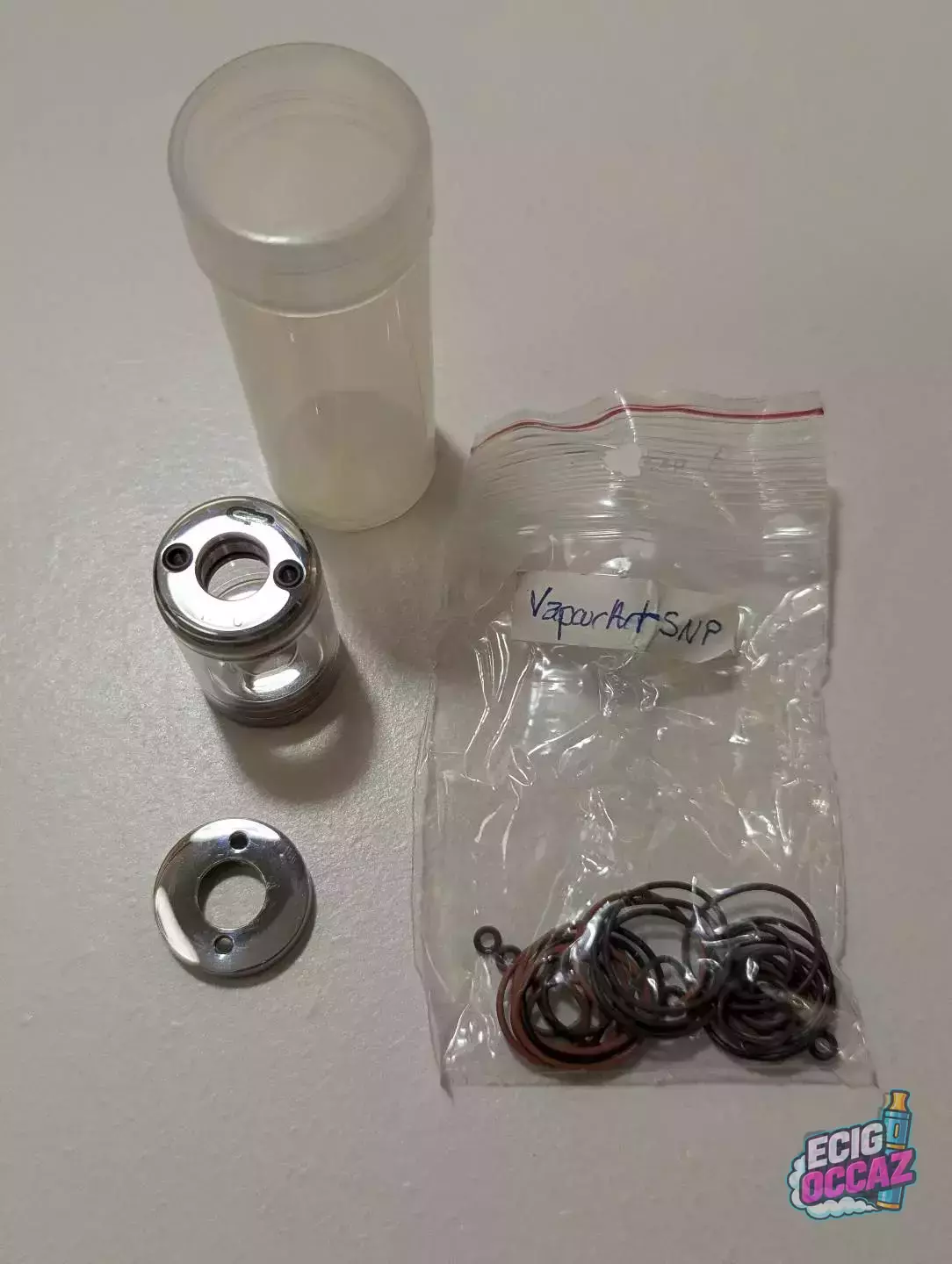[COLLECTOR / HIGH-END] Carto-Tank Vapour Art GP Salt ‘n Pepper V2 (22mm) + matériel + 37 cartomiseurs